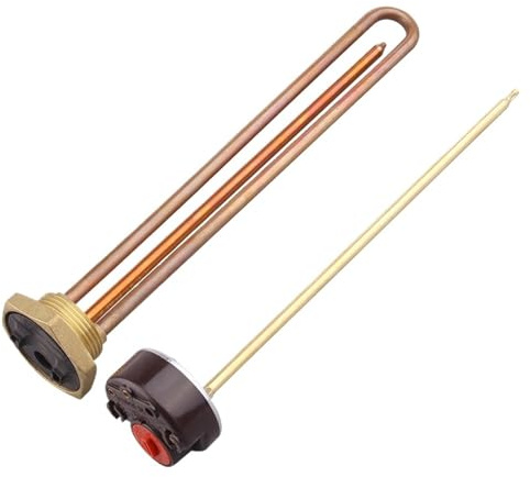 Thermostat de chauffe-eau électrique 220 V, interrupteur de température réglable DN32, élément chauffant à immersion 1 1/4, 1200 W, 1500 W, 2kW, 3kW(1500w U type)