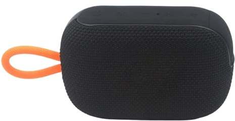 Bärbar högtalare, pålitligt bärbart ljud, 12,5 x 4,8 x 8,6 cm, trådlös subwoofer-högtalare, blå tand musiklåda, kompakt ljudtillbehör, för pool camping vandring