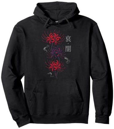 Soft Grunge Higanbana Lys d'araignée Japonais, Anime et Manga Sweat à Capuche