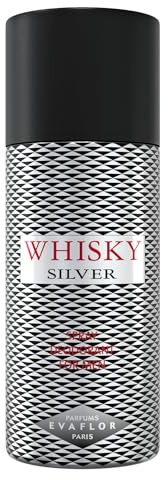 WHISKY Silver • Déodorant 150 ml • Vaporisateur • Pour Homme • EVAFLORPARIS