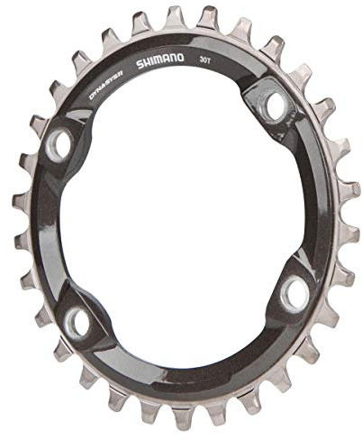 SHIMANO MTB-Kettenblatt FC-M8000 Schwarz/Silber, 96/64 mm, 11-Fach, 32 Zähne