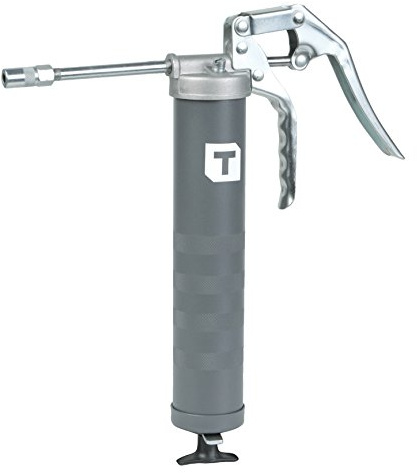 Tecalemit 011681041 Einhandhebelpresse Eco mit Düsenrohr und Greifkupplung, Grey, 150 mm