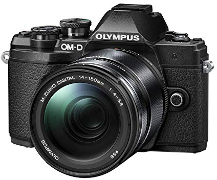 Olympus OM-D E-M10 Mark III Systemkamera (16 Megapixel, 5-Achsen Bildstabilisator, elektronischer Sucher, 4K, WLAN, nur Gehäuse) schwarz inkl. M.Zuiko Digital 14-150mm F4.0-5.6 II