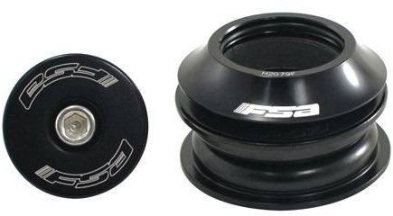 FSA Serie sterzo interno semi integrato No.10 1-1/8 8,2 mm Top Cone ZS44, nero, XTE1600