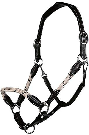 HKM Lesley Halfter Schwarz/Sand Warmblut
