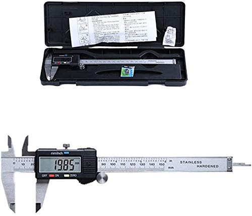Calipers Schieblehre Elektronischer digitaler Vernier-Bremssattel mit extra großem LCD-Bildschirm und 100.150.200.300mm Zoll/Metrisch/Fraktion, Edelstahl, IP54 wasserbeständig LQHZWYC (Size : 300mm)
