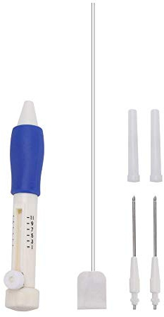 Marvellous Set Di Penne Magiche Per Ricamo, Punch Needle Kit, Penne Da Ricamo, Ago Magico Per Ricamo Con Manico Kit Set Scatola Portaoggetti Per Principianti Adatto Per Abbigliamento, Ricamo E Tende