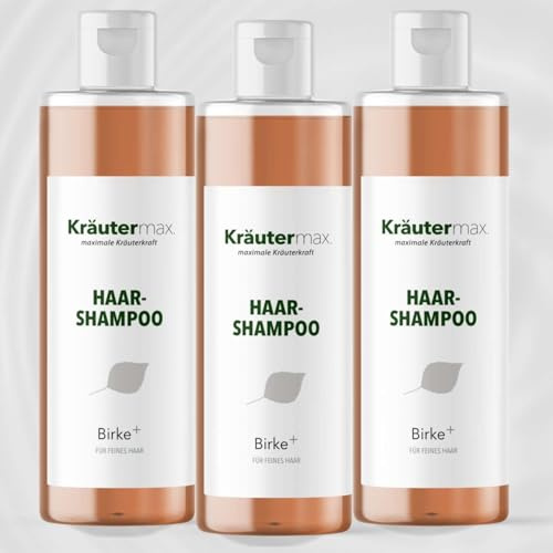 Birkenshampoo Haare Birke Shampoo Haarshampoo zur Haarpflege 3 x 250 ml