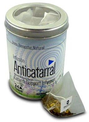 SABOREATE Y CAFE THE FLAVOUR SHOP Tisana naturale per il raffreddore - Scatola Latta 24 unità