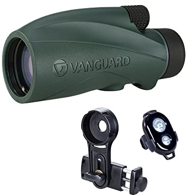Vanguard Veo Ed 8420M Monoculaire 8x42 | Kit de digiscopie, avec adaptateur pour téléphone portable et étui