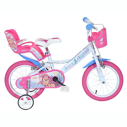 Dino Bikes, Kinderfahrrad, Größe 16 Jahre, für Mädchen, Meerjungfrau, Alyssa 164R-Als