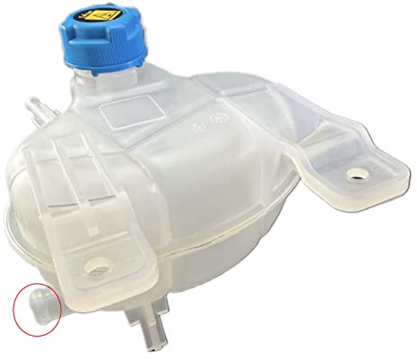 Star 2446 - Vaschetta Serbatoio Acqua Radiatore con TAPPO compatibile con ALFA ROMEO Mito // FIAT Doblo Grande Punto Evo Linea//Rif. Originale: 55700508 50515057 51824339 ***VERSIONE TUBO CORTO***