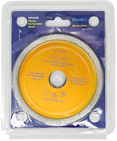 Dapetz ® 115mm Diamond Cutting Discs for Angle Grinder - Super Thin Fast, Clean Cut on Porcelain, Granite, Marble, Concrete, Tiles, Stones, Bricks & Ceramics