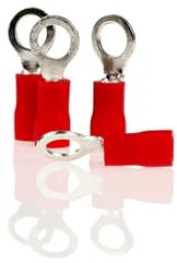 Ring-Kabelschuhe rot 5,3mm 10St.