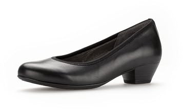 Gabor Klassiska pumps, dam klackskor, Svart 01, 40 EU bred