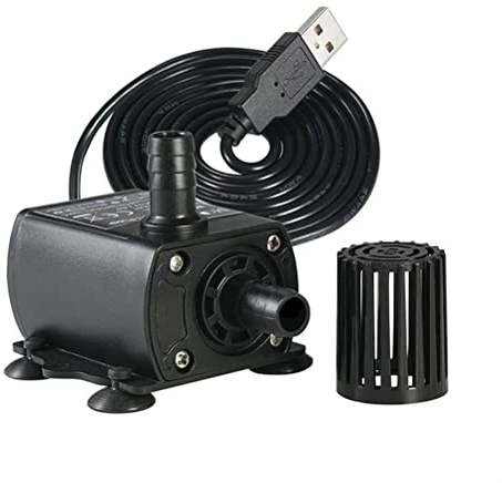 Mini USB Vattenpump Dränkbar Ultraljudspump 250L/h för Akvarium Trädgårdsbassäng Fontän Tyst Effektiv Operation