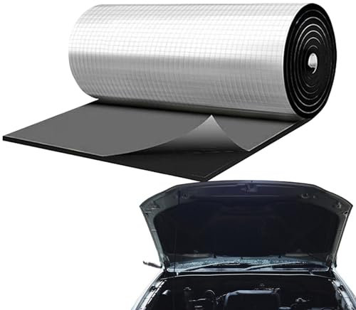 Tapis d'isolation phonique Thermique de Voiture, insonorisant Auto-adhésif Automobile, insonorisant Automatique, Tapis insonorisant, Isolation phonique Thermique pour Porte de Plafond de Capot