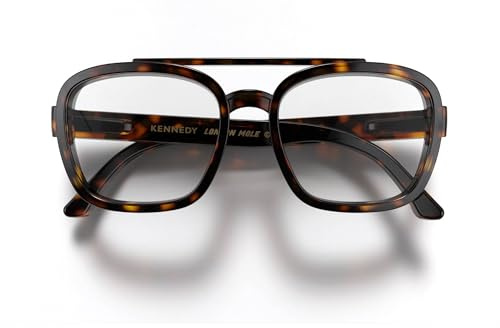 LONDON MOLE® Kennedy gafas de lectura | Lectores de estilo piloto de forma cuadrada | Hombre y mujer unisex | Bisagras de resorte
