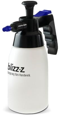 blizz-z Drucksprüher alkalibeständig (900 ml) mit Füllstandsanzeige und Überdruckventil, Made in Germany
