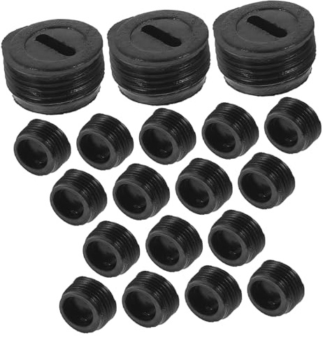 Angoily Tapas Para Portaescobillas De Carbón 13 Mm, Cubierta Para Motor Eléctrico, Accesorio Para Máquina De Corte y Taladro Eléctrico, Paquete De 10 Pares, Uso Profesional