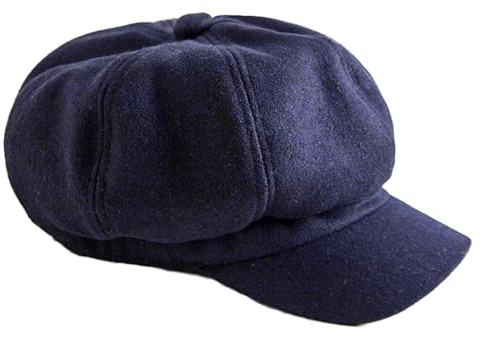 1 st vintage keps dam - klassisk tidningspojke stil med visir, höst/vinter mode basker, retro hatt för eleganta utseende och avslappnad stil