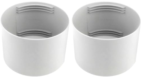 2 Pack Portable Air Conditioner Exhaust Hose Connector and Extender - 5.9 AC Hose Coupler for Clockwise and Anti-Clockwise Thread Tube Coupling Extension for Air Conditioning, Tumble Dryer, Hood
