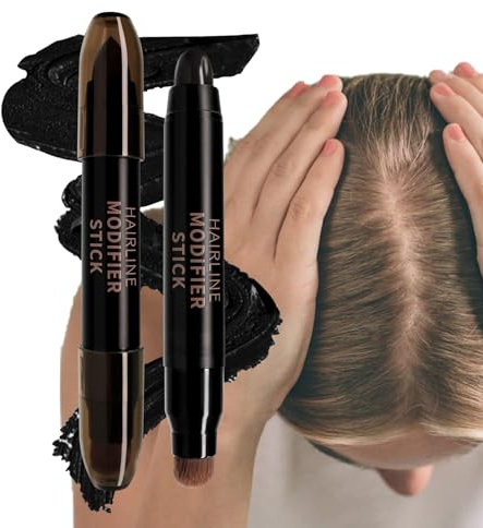 Cover Stick, Stick-Double-Tead Contour Color, Trim Pen, 3G Hirline Hairdressing Cover Covers for Women Men Men Beard Professional Salon Home Travel