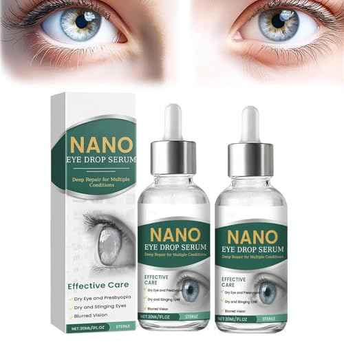 Sérum Nano pour les yeux, gouttes pour les yeux de presbytie, sérum pour soulager la fatigue des yeux et améliorer la vision, doux et efficace (2)