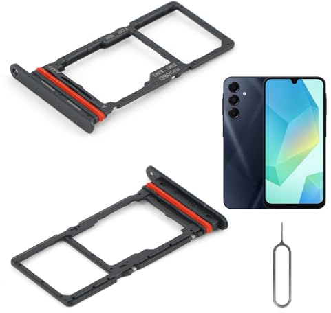 RongZy 2Pcs Tiroir Carte SIM pour Samsung Galaxy A16 5G Support de Carte SIM Remplacement pour Samsung A16 5G A166B A166E A166U avec Card Ejector