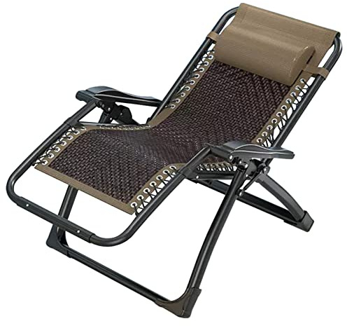 Gartenliege, zusammenklappbar, bequem, für Terrasse, Strand, Camping, Wohnzimmer – vielseitige Sonnenliege (Farbe: B)