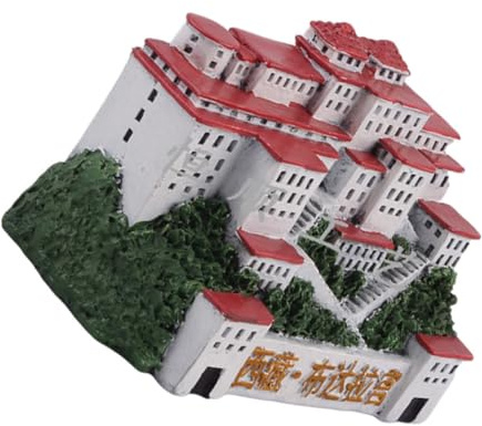 Veemoon Potala Statue Sandtischdekoration 10x5x6,8cm Resin Gartendekoration mit Realistischem Modell Kreative Tisch und Landschaftsverzierung für Sandkasten und Schreibtisch