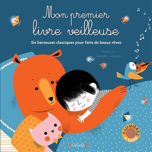 Mon premier livre veilleuse – Livre sons et lumières avec 6 puces grand format – À partir de 6 mois