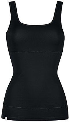 Triumph Damen Trendy Sensation Shaping-Shirt, Träger-Top, L, Schwarz