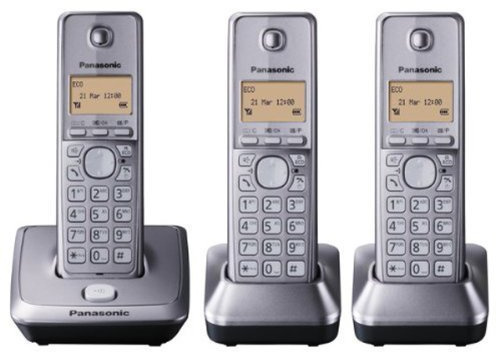 Panasonic KX-TG2713EM DECT Cordless Telephone - Triple Pack