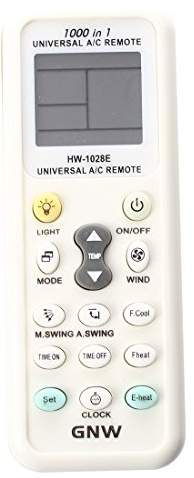 SODIAL(R) Aire Acondicionado de Control Remoto Mando a Distancia-Pantalla LCD Universal A/C Mando a Distancia para el Aire Acondicionado de K-1028E