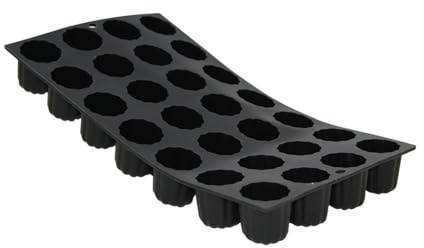 De Buyer 1977.01 Moul ' flex silikon bakform – mini bordelais räfflade kakor