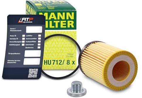 1x Ölwechsel Set - MANN ÖLFILTER + Ölablass-Schraube + LIQUI MOLY Ölwechsel-Anhänger