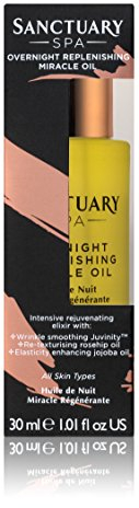 Sanctuary Spa Facial Oil, Overnight Replenishing Miracle Face Oil, 30ml