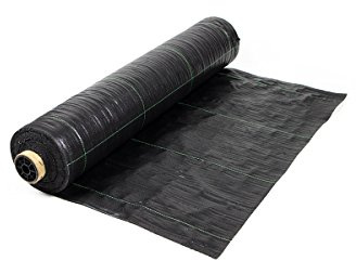 Amagard Malla Antihierbas Rollo 100g Tela Anti Maleza para Jardin, huerto (1,05x100m)