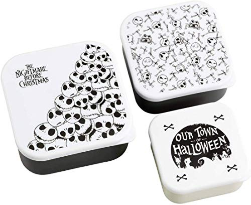 Funko NBC05932 The Nightmare Before Christmas Storage Containers, Polypropylene, Multicolour, One Size