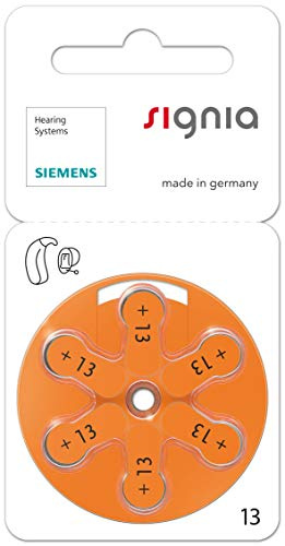 60 St??ck (10 Blister) Siemens Signia Typ 13 H??rger??tebatterie Zinc Air P13 PR48 ZL2 mit 2 St??ck LUXTOR?? Reinigungst??Cher f??r H??rger??te und Otoplastiken