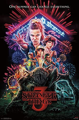 Trends International Netflix Stranger Things: Season 3 - One Sheet Wall Poster, 22.375 x 34, Unframed Version