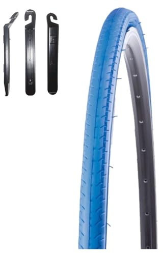 1 x Kenda 28 Kontender K-196 Rennradreifen in Blau 26-622 (28 x 1,10) inkl. maxxi4you Reifenheber