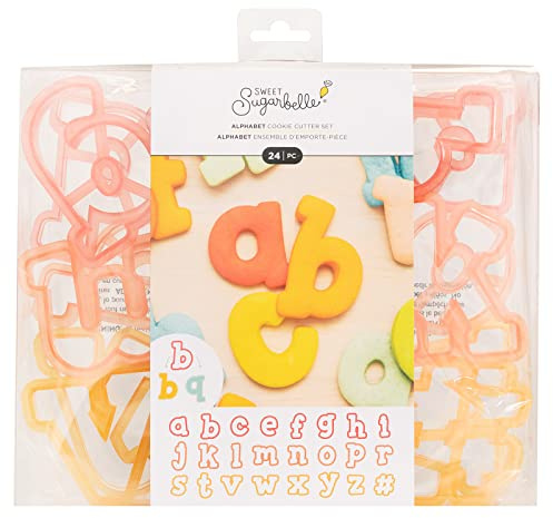 Sweet Sugarbelle Cookie Cutters 24/Pkg-Alphabet