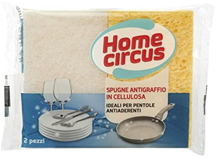 HOME CIRCUS Spugna AntiGraffio in Cellulosa - 2 Pezzi