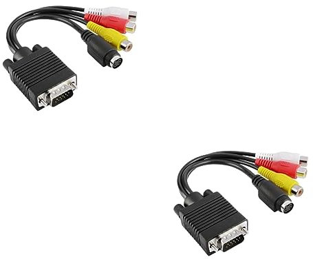 Hemobllo 2 Stücke Universal Pc Adapter Kabel Tv Konverter Kabel Audio Linie 3 S Für Laptop Pc Tv