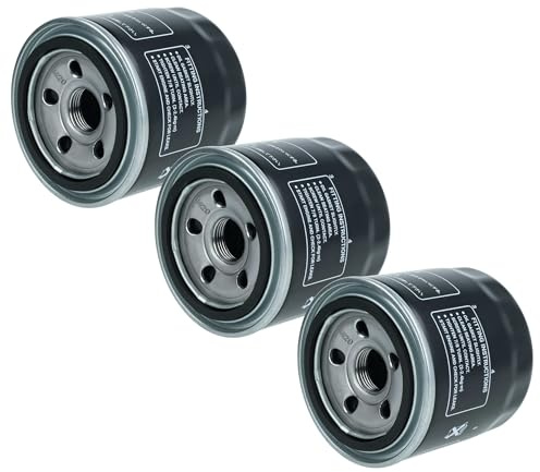 vhbw 3x Ölfilter kompatibel mit John Deere M801002 | M806418, M806419, TY22045 Traktoren Bagger-Motoren Kompaktlader