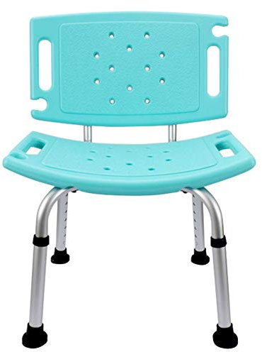 HPTHLY Sgabello da Doccia 150 kg, Sedile da Bagno con Schienale, sedie e panche da Doccia, Sedile da Vasca per Anziani, disabili, Regolabile,