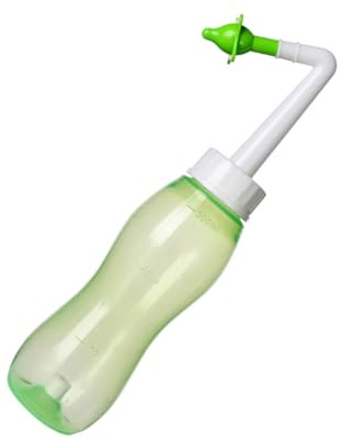 Nasenspülflasche 300ml aus Pe, 1 Stück, Grün für Erwachsene und Kinder | 300-ml Ausführung, Einfache Handhabung, für Tägliche Nasenpflege und Spülen