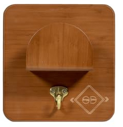 Kentucky - Trensenhalter Single: Braun, Bambus, Klappbar, ca. 0,5 bis 1,4 kg